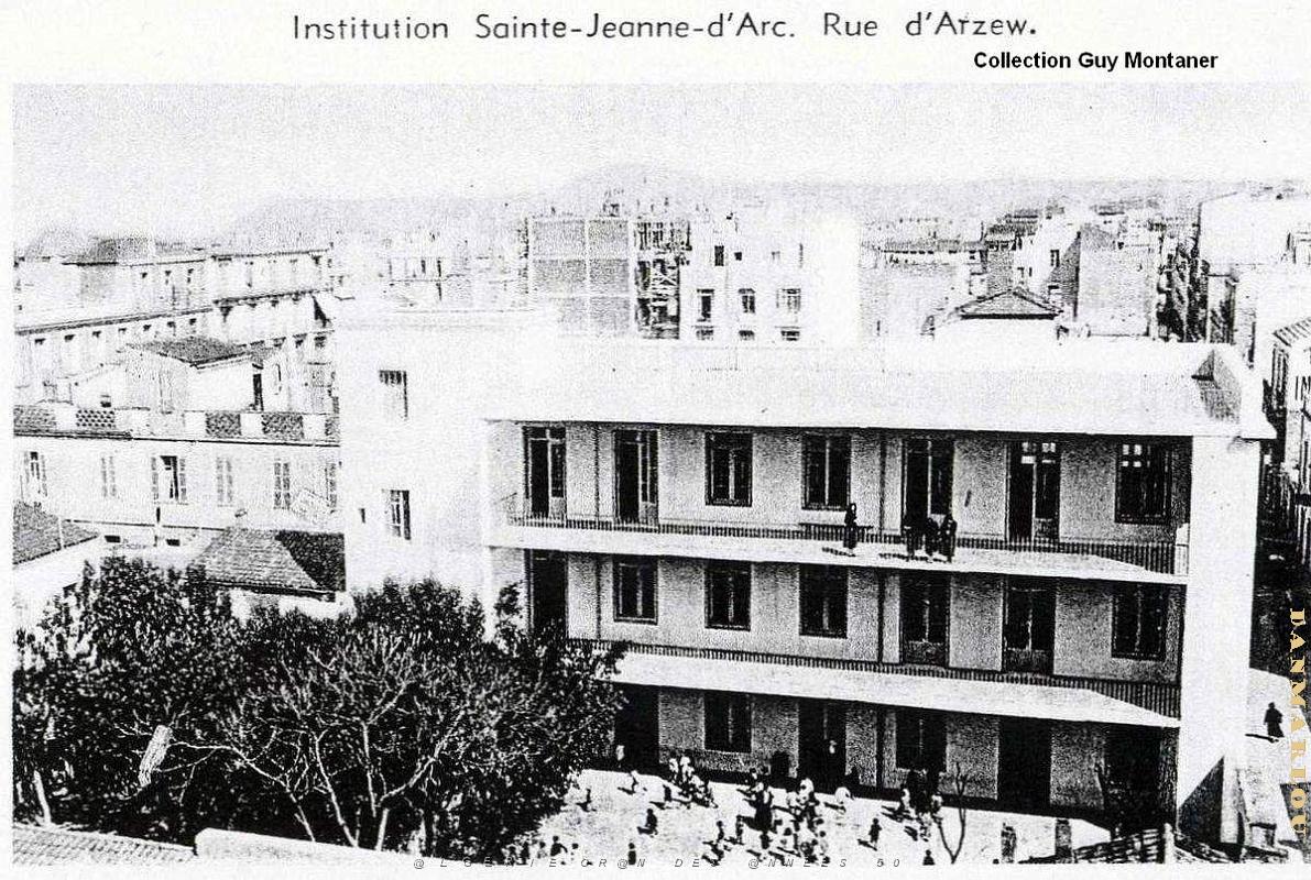 Oran - Rue d'Arzew - Trinitaires - Institution Jeanne d'Arc.JPG
